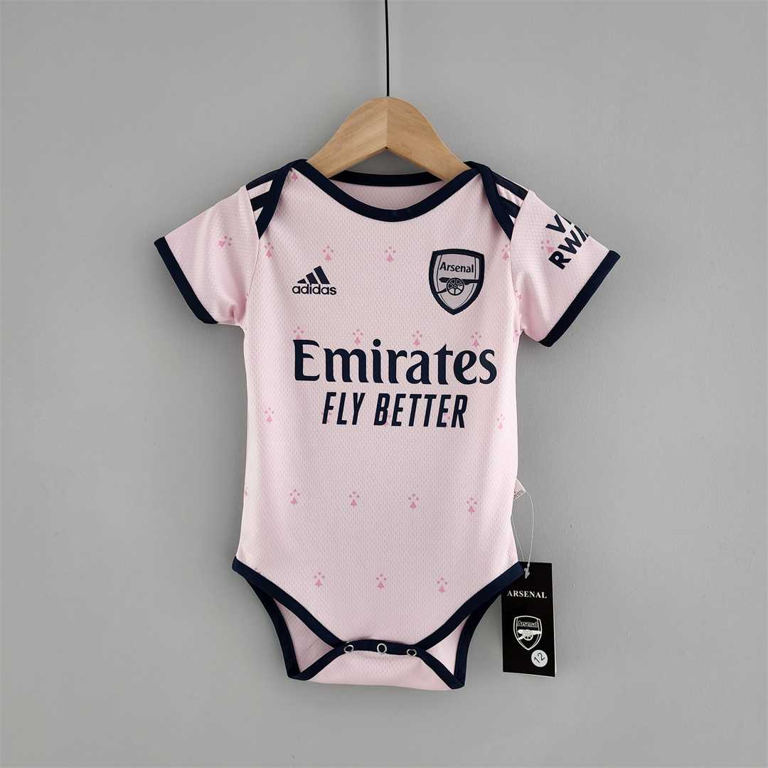 Arsenal 22/23 Baby Third Pink Soccer Jersey